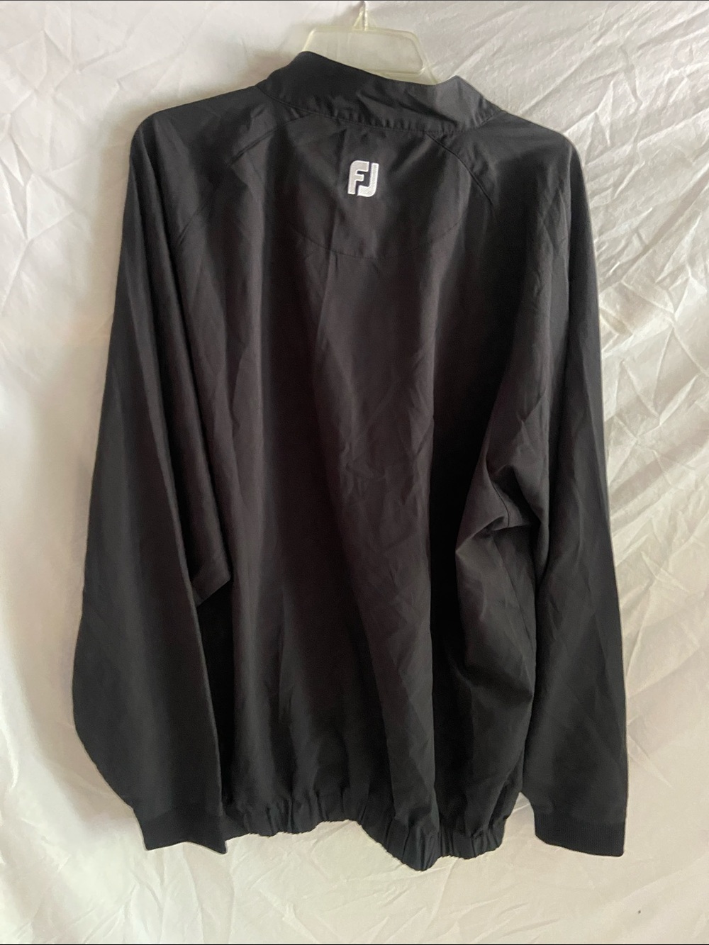 FootJoy Black Lightweight Quarter-Zip Pullover men’s XL